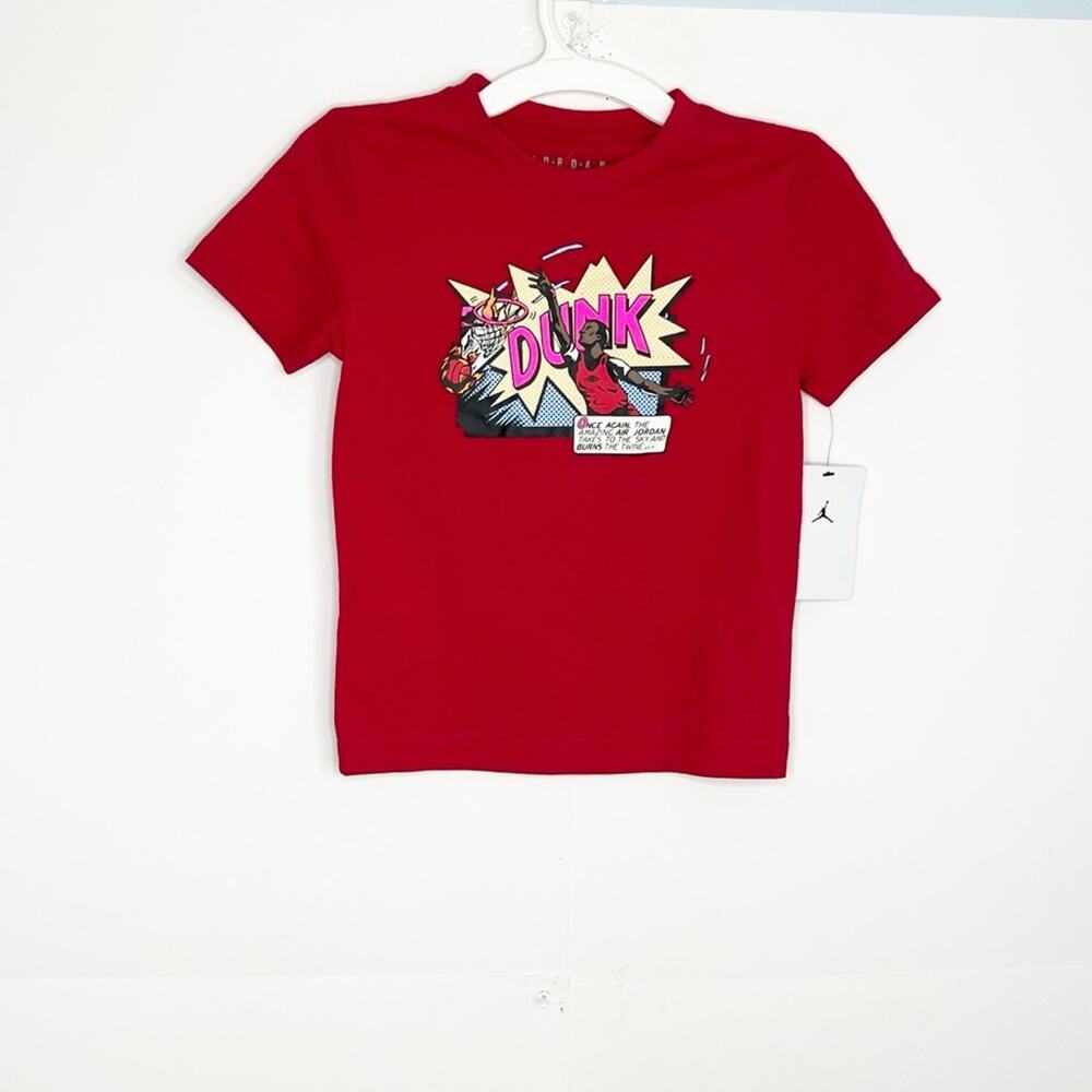 Jordan Boys Short Sleeve T Shirt Size 6